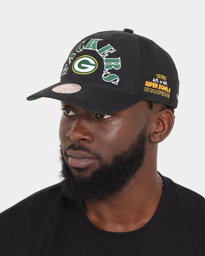 Mitchell & Ness Green Bay Packers Superbowl Winners Deadstock Snapback Black