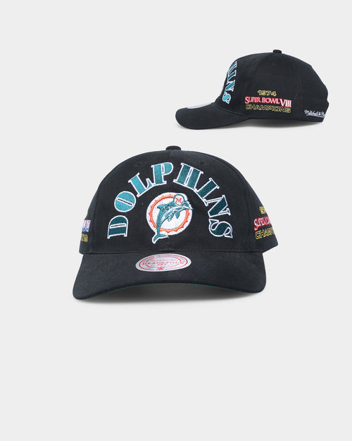 Mitchell & Ness Miami Dolphins Superbowl Winners Deadstock Snapback Black
