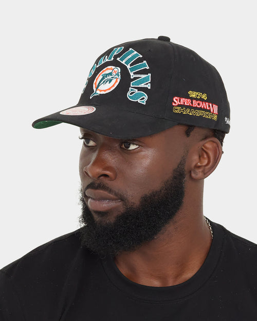 Mitchell & Ness Miami Dolphins Superbowl Winners Deadstock Snapback Black