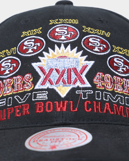 Mitchell & Ness San Francisco 49ers Superbowl Winners Deadstock Snapback Black