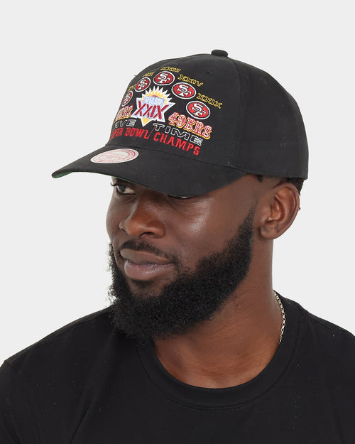 Mitchell & Ness San Francisco 49ers Superbowl Winners Deadstock Snapback Black