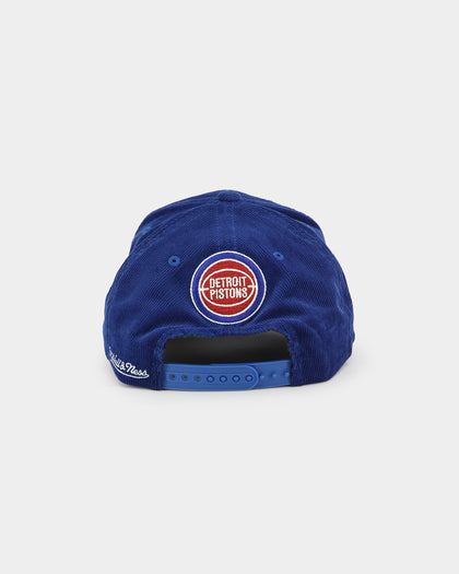 Mitchell & Ness Detroit Pistons 'Cord Arch' Dad Snapback Blue