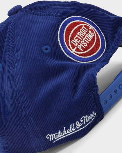 Mitchell & Ness Detroit Pistons 'Cord Arch' Dad Snapback Blue