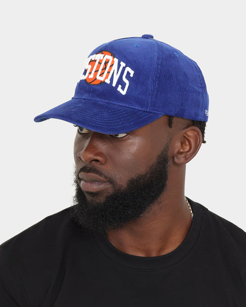 Mitchell & Ness Detroit Pistons 'Cord Arch' Dad Snapback Blue