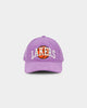 Mitchell & Ness Los Angeles Lakers 'Cord Arch' Dad Snapback Lilac