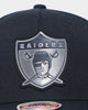 Mitchell & Ness Los Angeles Raiders 'Metallic Charcoal' Classic Red Snapback Black
