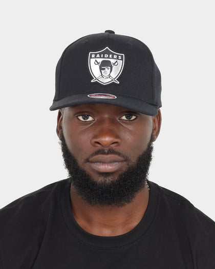Mitchell & Ness Los Angeles Raiders 'Metallic Charcoal' Classic Red Snapback Black