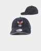 Mitchell & Ness Chicago Bulls Stone Washed Dad Strapback Washed Black