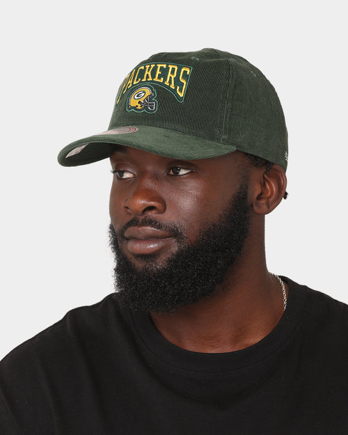 Mitchell & Ness Green Bay Packers 'Touchdown Cord' Dad Snapback Green