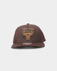 Mitchell & Ness Chicago Bulls 'Lux Brown' Classic Red Snapback Baroque Brown