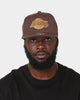 Mitchell & Ness Los Angeles Lakers 'Lux Brown' Classic Red Snapback Baroque Brown