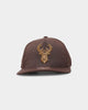 Mitchell & Ness Milwaukee Bucks 'Lux Brown' Classic Red Snapback Baroque Brown