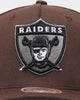Mitchell & Ness Las Vegas Raiders 'Lux Brown' Classic Red Snapback Baroque Brown