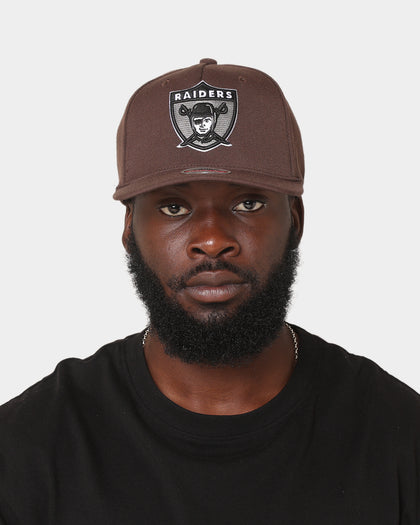 Mitchell & Ness Las Vegas Raiders 'Lux Brown' Classic Red Snapback Baroque Brown