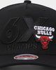 Mitchell & Ness Chicago Bulls 6x Champs 'Champ Patch' Classic Red Snapback Black