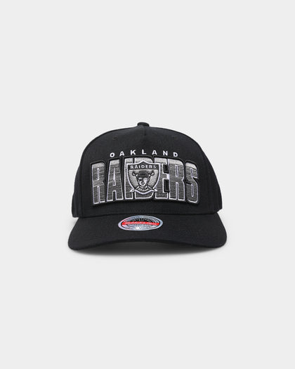 Mitchell & Ness Oakland Raiders 'Linear' Classic Red Snapback Black
