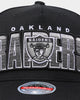 Mitchell & Ness Oakland Raiders 'Linear' Classic Red Snapback Black