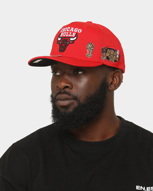 Mitchell & Ness Chicago Bulls 'Champ Patch' Classic Red Snapback Scarlet