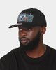 Mitchell & Ness Charlotte Hornets 'Linear' Classic Red Snapback Black
