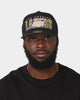 Mitchell & Ness Los Angeles Lakers 'Linear' Classic Red Snapback Black