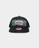 Mitchell & Ness San Antonio Spurs 'Linear' Classic Red Snapback Black