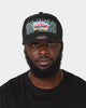 Mitchell & Ness San Antonio Spurs 'Linear' Classic Red Snapback Black