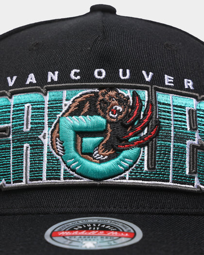 Mitchell & Ness Vancouver Grizzlies 'Linear' Classic Red Snapback Black