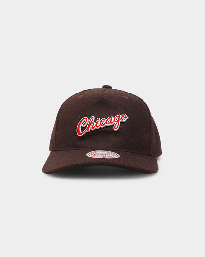 Mitchell & Ness Chicago Bulls 'Melton' Deadstock Snapback Baroque Brown