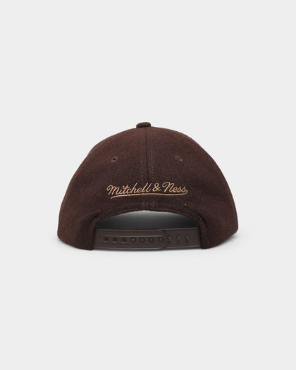 Mitchell & Ness Chicago Bulls 'Melton' Deadstock Snapback Baroque Brown