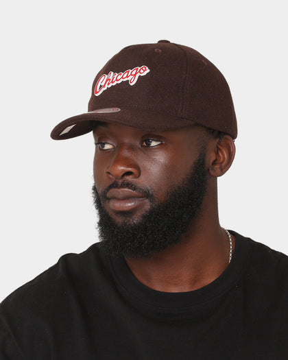 Mitchell & Ness Chicago Bulls 'Melton' Deadstock Snapback Baroque Brown