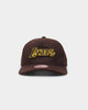 Mitchell & Ness Los Angeles Lakers 'Melton' Deadstock Snapback Baroque Brown