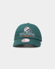 Mitchell & Ness Miami Dolphins Helmet Dad Hat Strapback Teal