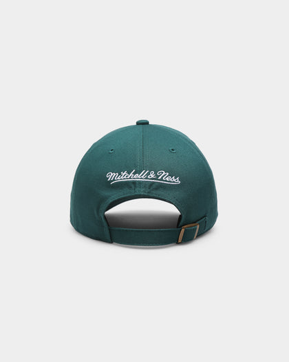 Mitchell & Ness Miami Dolphins Helmet Dad Hat Strapback Teal