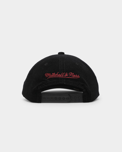 Mitchell & Ness Chicago Bulls 'Woven Logo Cord' Deadstock Snapback Black