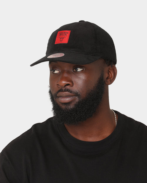 Mitchell & Ness Chicago Bulls 'Woven Logo Cord' Deadstock Snapback Black