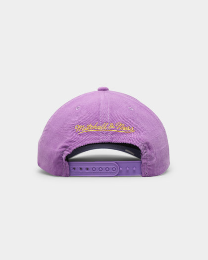 Mitchell & Ness Los Angeles Lakers 'Woven Logo Cord' Deadstock Snapback Purple