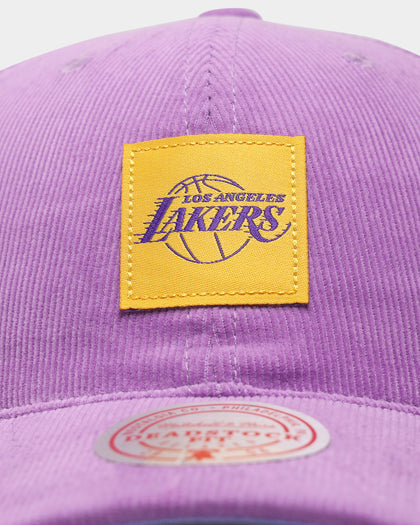 Mitchell & Ness Los Angeles Lakers 'Woven Logo Cord' Deadstock Snapback Purple
