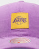 Mitchell & Ness Los Angeles Lakers 'Woven Logo Cord' Deadstock Snapback Purple