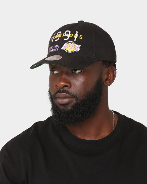 Mitchell & Ness Los Angeles Lakers '1991 NBA Champions' Deadstock Snapback Black