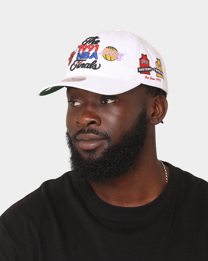 Mitchell & Ness Chicago Bulls VS Los Angeles Lakers 1991 NBA Finals Deadstock Snapback White