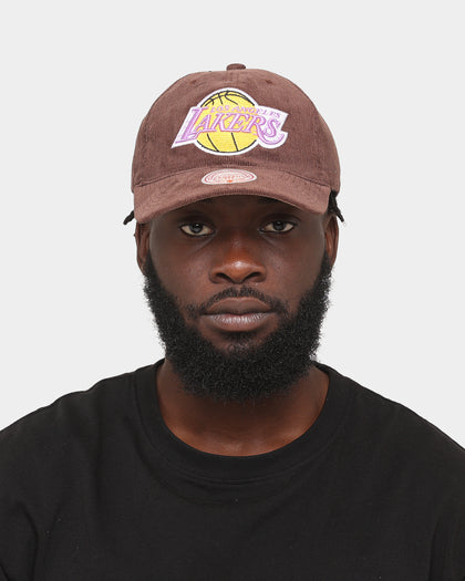 Mitchell & Ness Los Angeles Lakers 'Brown Cord' Deadstock Snapback Brown