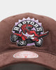 Mitchell & Ness Toronto Raptors 'Brown Cord' Deadstock Snapback Brown
