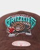 Mitchell & Ness Vancouver Grizzlies 'Brown Cord' Deadstock Snapback Brown