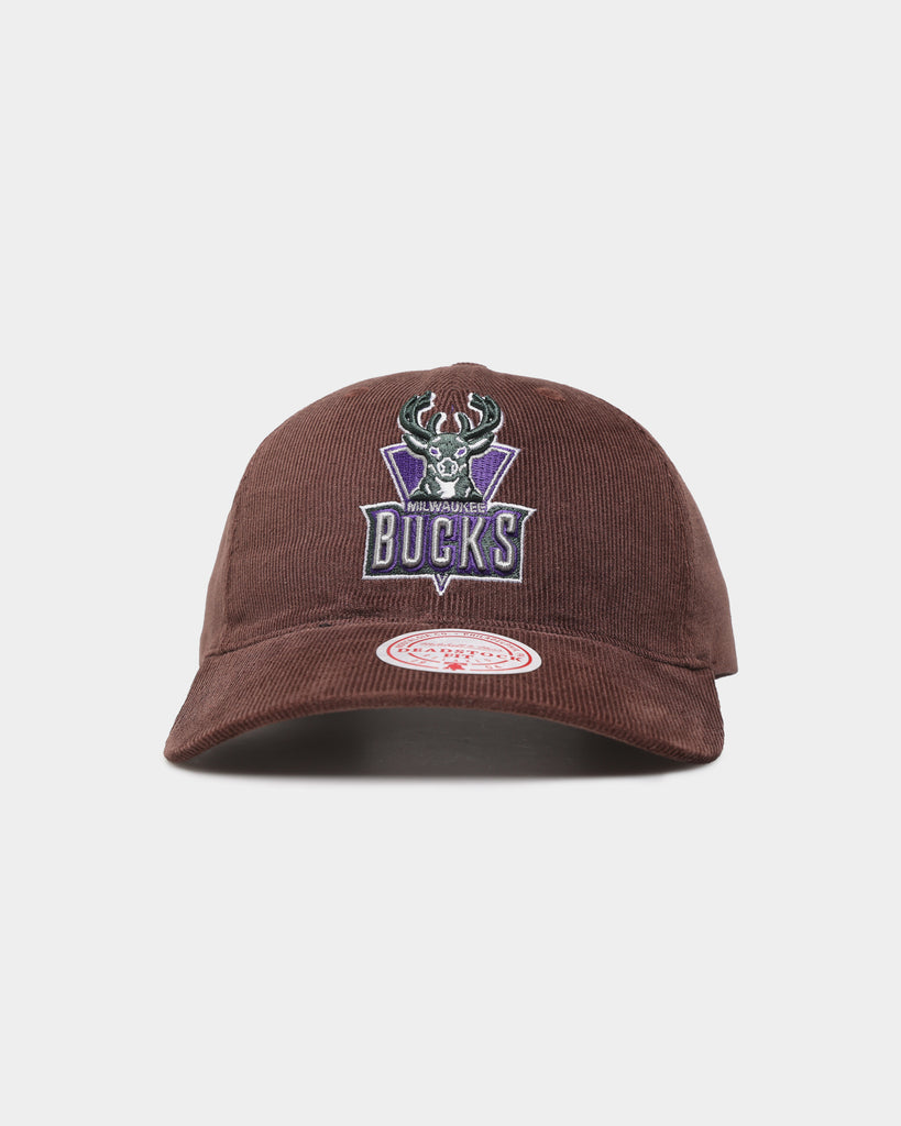 Mitchell & Ness Milwaukee Bucks 'Brown Cord' Deadstock Snapback