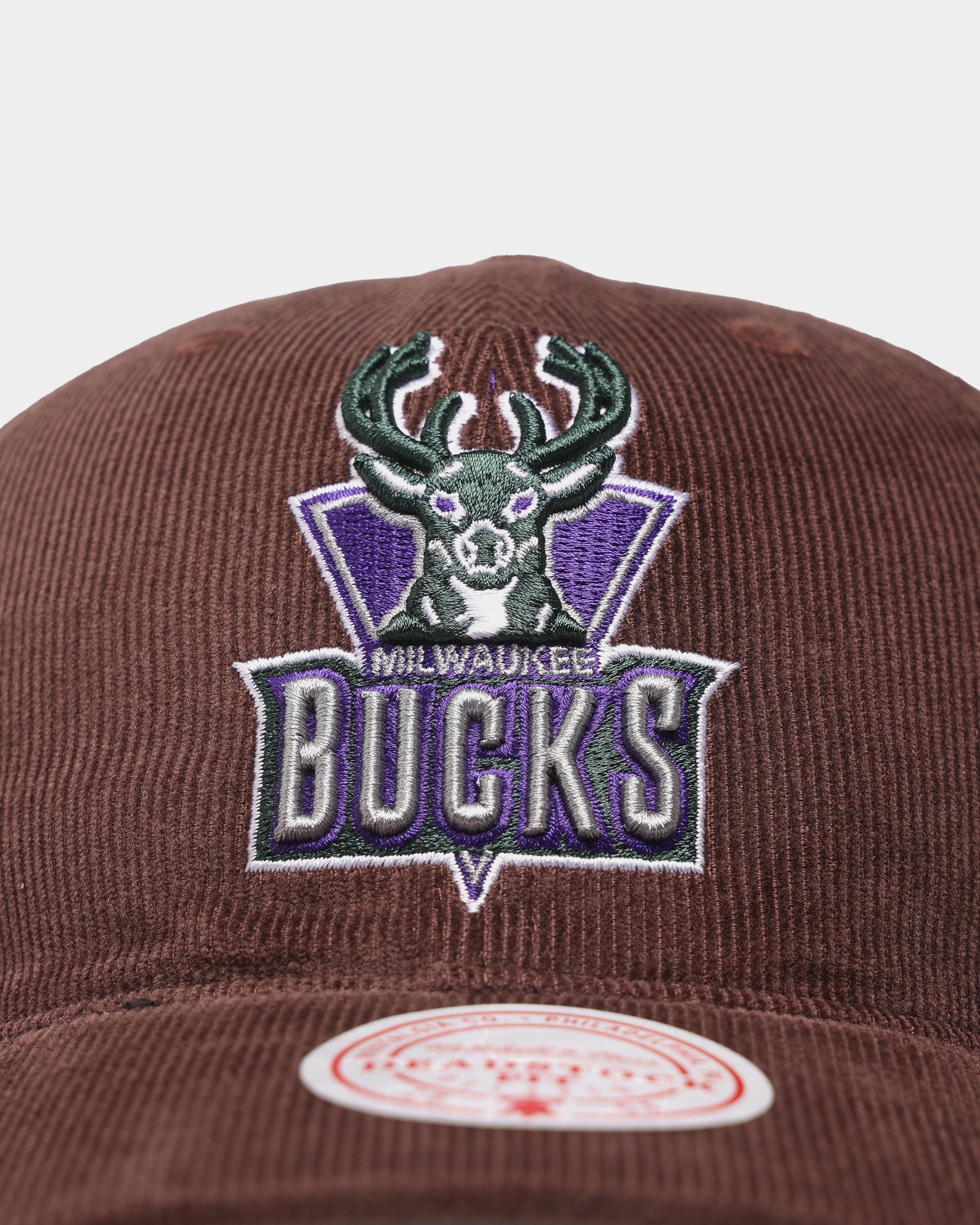 Mitchell & Ness Milwaukee Bucks 'Brown Cord' Deadstock Snapback