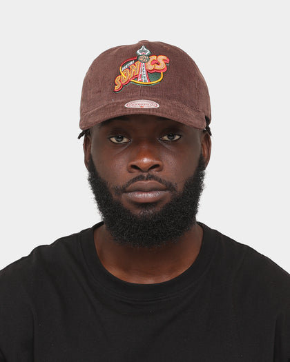 Mitchell & Ness Seattle Sonics 'Brown Cord' Deadstock Snapback Brown