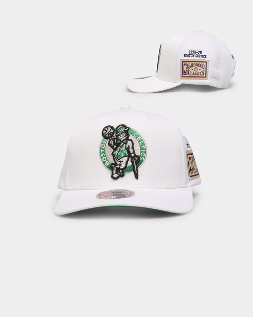 Mitchell & Ness Boston Celtics 'Hardwood Classics Patch' Classic Red Snapback Cream