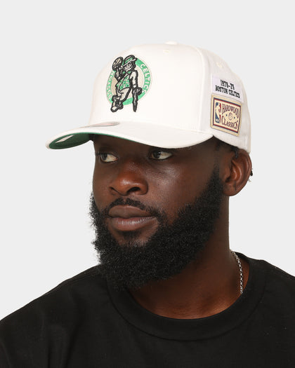 Mitchell & Ness Boston Celtics 'Hardwood Classics Patch' Classic Red Snapback Cream