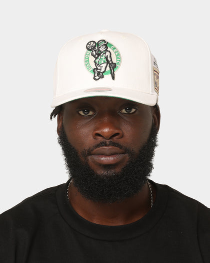 Mitchell & Ness Boston Celtics 'Hardwood Classics Patch' Classic Red Snapback Cream