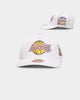 Mitchell & Ness Los Angeles Lakers 'Hardwood Classics Patch' Classic Red Snapback Cream